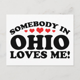 Jemand in Ohio Lieben Postkarte