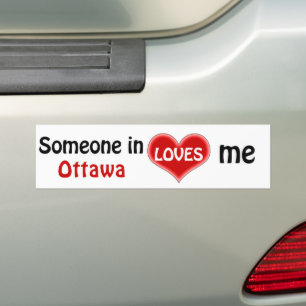 Jemand in Ottawa Lieben Autoaufkleber