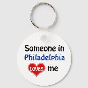 Jemand in Philadelphia liebt mich Schlüsselanhänger