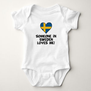 Jemand in Schweden-Lieben ich Baby Strampler