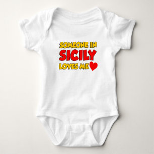 Jemand in sizilianischen Lieben Baby Strampler