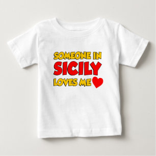 Jemand in sizilianischen Lieben Baby T-shirt