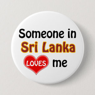 Jemand in Sri Lanka Liebe mir Button
