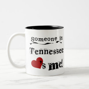 Jemand in Tennessee-Lieben ich Zweifarbige Tasse