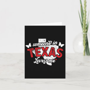 Jemand in Texas Lieben mich für lange Distanz Rela Karte