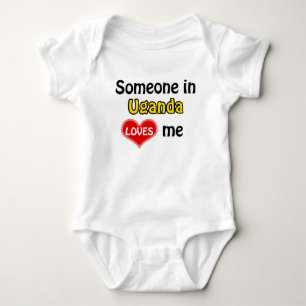 Jemand in Uganda Liebe mir Baby Strampler