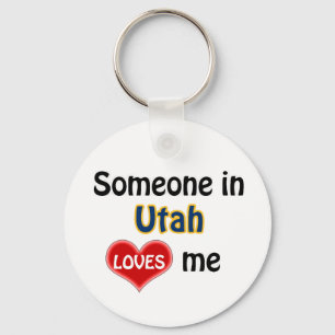 Jemand in Utah Liebe mir Schlüsselanhänger