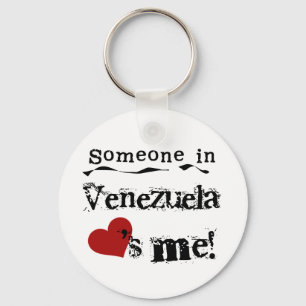 Jemand in Venezuela-Lieben ich Schlüsselanhänger