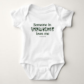 "Jemand in Vermont Lieben Me" Baby Strampler