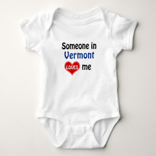 Jemand in Vermont Lieben mir Baby Strampler