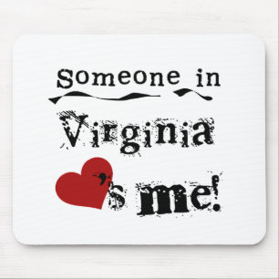 Jemand in Virginia-Lieben ich Mousepad