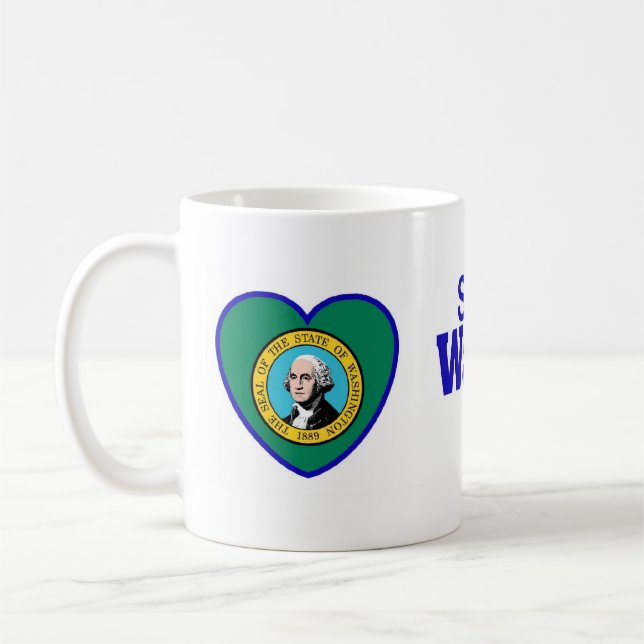 Jemand in Washington-Lieben ich Kaffeetasse (Links)