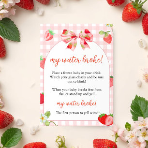 Jemand ist Berry süße Babyparty Meine Fruchtblas Einladung