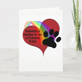 Jemand ist für mich Gewartet bei Rainbow Bridge Ca Karte