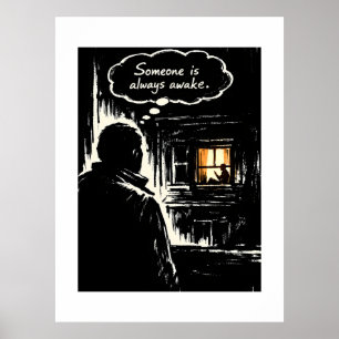 Jemand ist immer wach poster