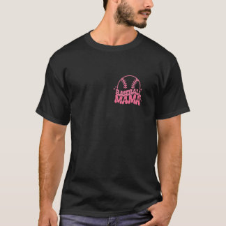 Jemand ist Loud Mouth Baseball Mama Groovy Mama Mo T-Shirt
