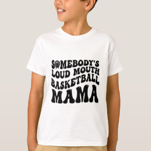 Jemand ist Loudmouth Sketll Mama T-Shirt