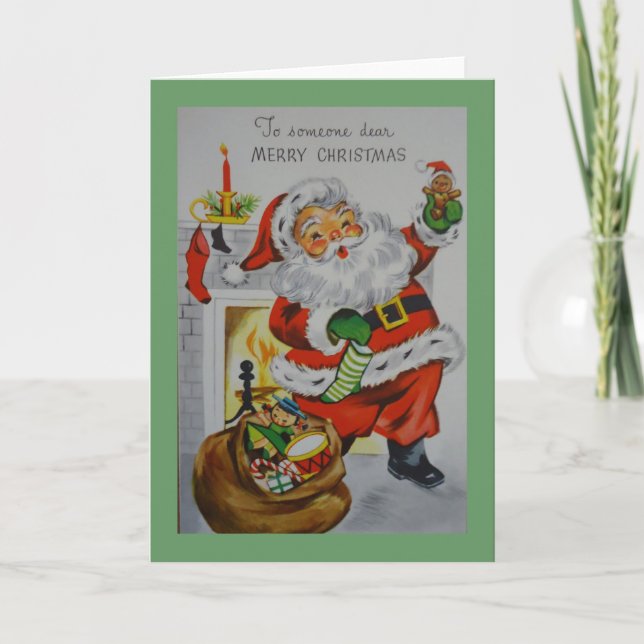 Jemand lieb - frohe Weihnachten (Vorderseite)