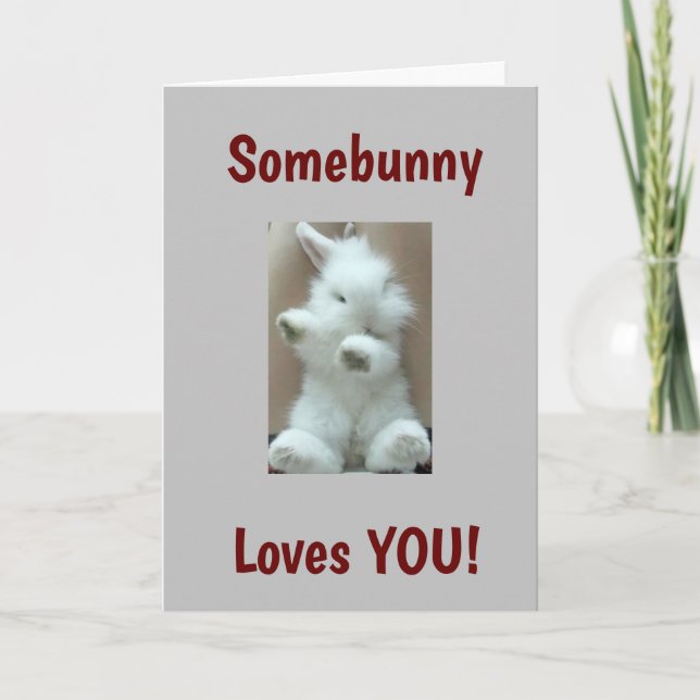 JEMAND LIEBE SIE....****ME**** EASTER CARD KARTE (Vorderseite)