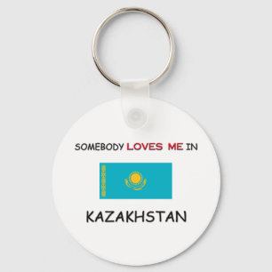Jemand Lieben mich in KASAKHSTAN Schlüsselanhänger