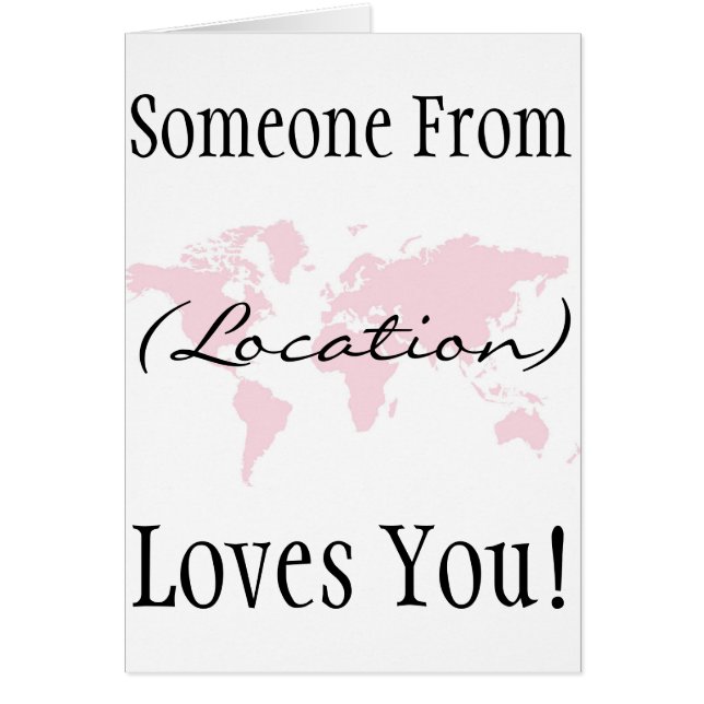 Jemand Lieben Sie! (Vorne)