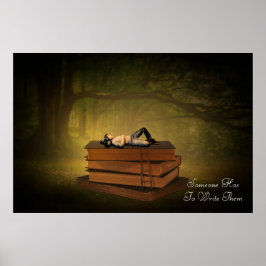 Jemand muss sie schreiben poster