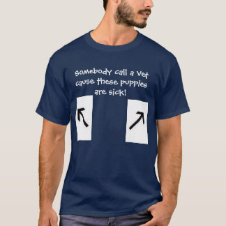 Jemand rufen einen Tierarzt an T-Shirt