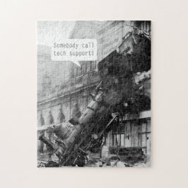 Jemand ruft den technischen Support-Zug Wreck an