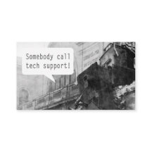 Jemand ruft den technischen Support-Zug Wreck an