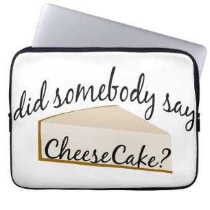 Jemand sagt Cheesecake? Laptopschutzhülle