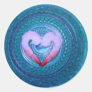 Jemand sagt Shrimp Runder Aufkleber