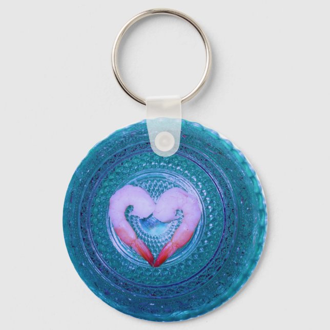 Jemand sagt Shrimp Schlüsselanhänger (Vorderseite)