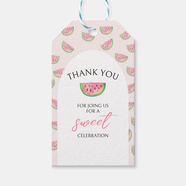 Jemand Sweet ist unterwegs, Baby-Dusche, Geschenkanhänger (Vorderseite)