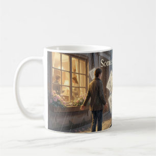 Jemand wie du Regnige Erinnerungen Straßen Tasse