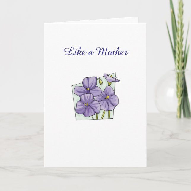 Jemand wie eine Mutter Karte (Vorderseite)