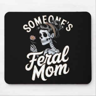 Jemand Wilde Mama Skeletton Wildblume Skull Hall Mousepad