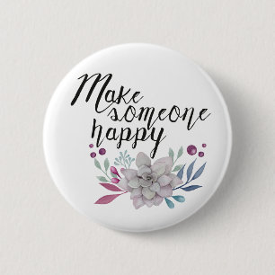 jemanden glücklich machen BLUME Button