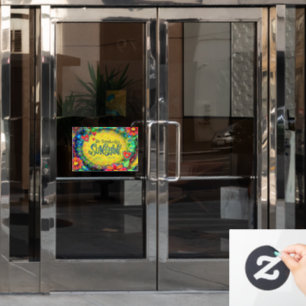 Jemand's Sunshine "Inspirivity" Window Cling Fensteraufkleber
