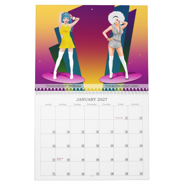 JemCon 2012 offizieller Mode-Kalender Kalender (Jan 2027)