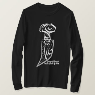 Jemen dagger Arabische Challigraphie T-Shirt
