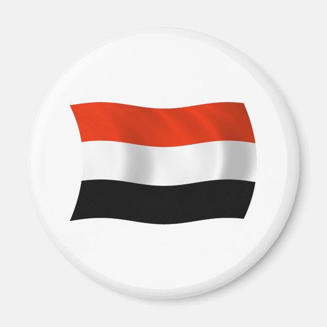Jemen Flag Magnet (Vorne)