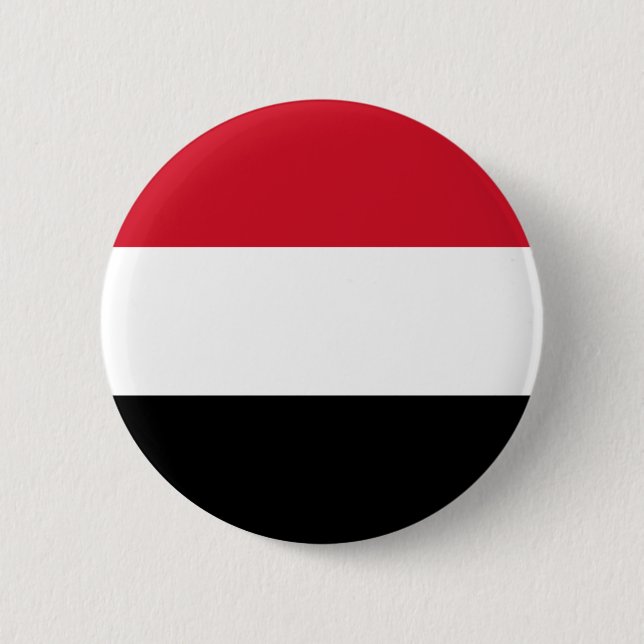Jemen-Flagge Button (Vorderseite)