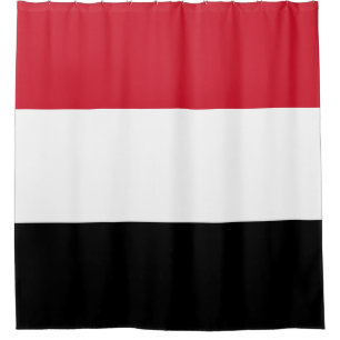 Jemen-Flagge Duschvorhang