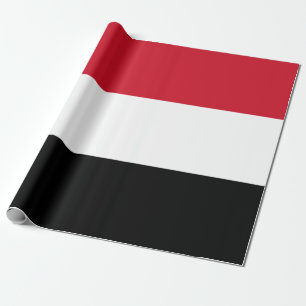 Jemen-Flagge Geschenkpapier