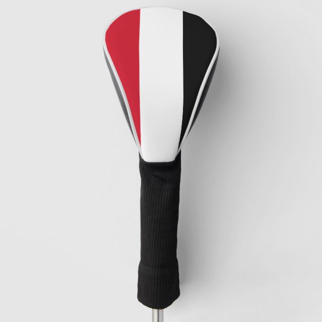 Jemen-Flagge Golf Headcover (Vorderseite)
