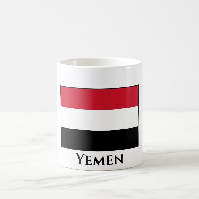 Jemen-Flagge Kaffeetasse (Mittel)