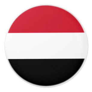 Jemen-Flagge Keramikknauf