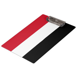 Jemen-Flagge Klemmbrett