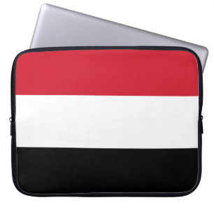 Jemen-Flagge Laptopschutzhülle