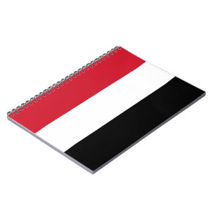 Jemen-Flagge Notizblock